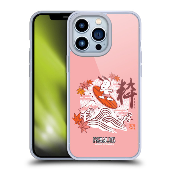 Peanuts Oriental Snoopy Surf Soft Gel Case for Apple iPhone 13 Pro & MagSafe