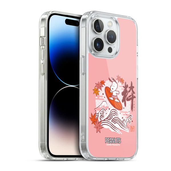 Peanuts Oriental Snoopy Surf Soft Gel Case for Apple iPhone 13 Pro & MagSafe