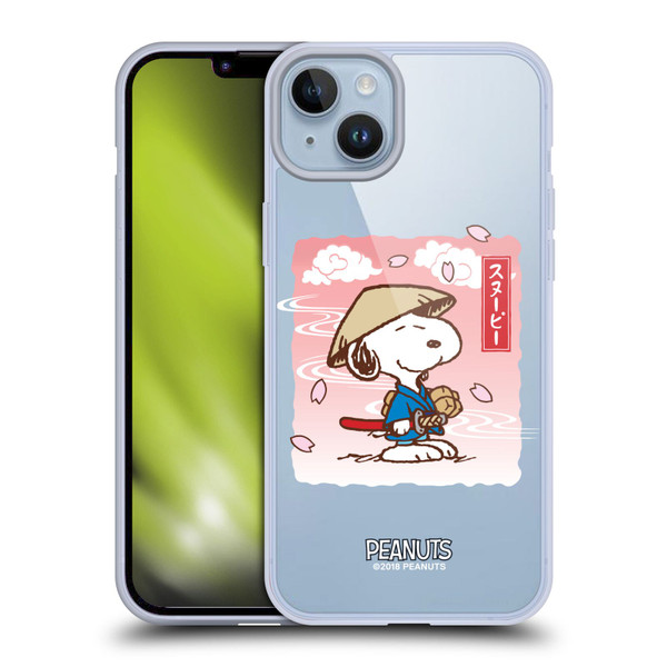 Peanuts Oriental Snoopy Samurai Soft Gel Case for Apple iPhone 14 Plus & MagSafe