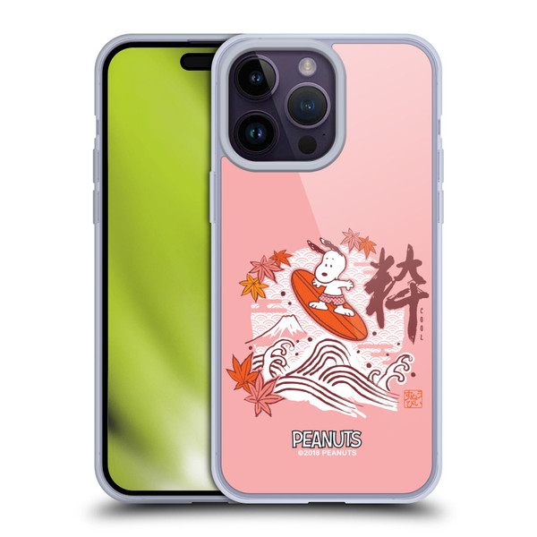Peanuts Oriental Snoopy Surf Soft Gel Case for Apple iPhone 14 Pro Max & MagSafe