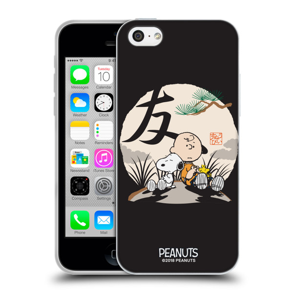 Peanuts Oriental Snoopy Charlie Brown Soft Gel Case for Apple iPhone 5c