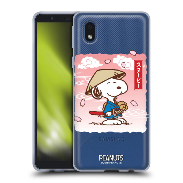 Peanuts Oriental Snoopy Samurai Soft Gel Case for Samsung Galaxy A01 Core (2020)