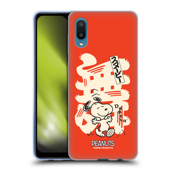 Peanuts Oriental Snoopy Dancing Soft Gel Case for Samsung Galaxy A02/M02 (2021)