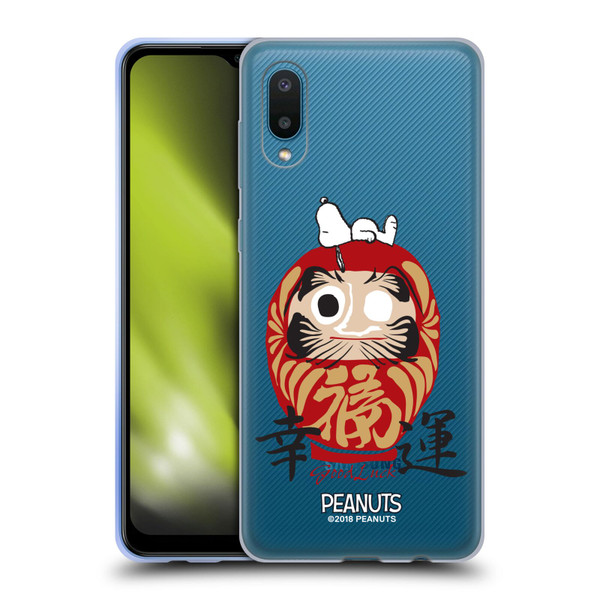 Peanuts Oriental Snoopy Goodluck Soft Gel Case for Samsung Galaxy A02/M02 (2021)