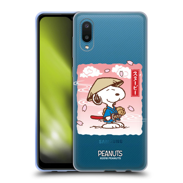 Peanuts Oriental Snoopy Samurai Soft Gel Case for Samsung Galaxy A02/M02 (2021)