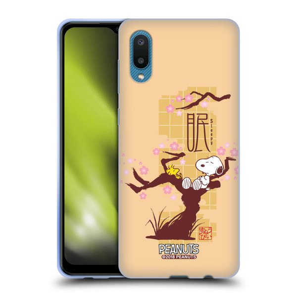 Peanuts Oriental Snoopy Sleepy Soft Gel Case for Samsung Galaxy A02/M02 (2021)