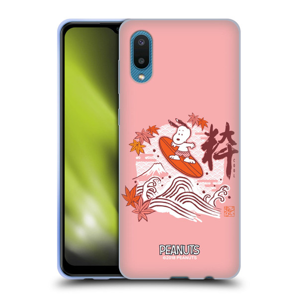 Peanuts Oriental Snoopy Surf Soft Gel Case for Samsung Galaxy A02/M02 (2021)