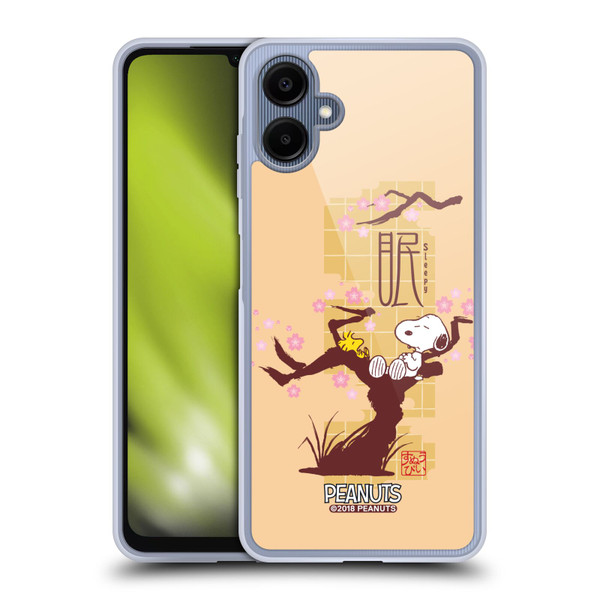 Peanuts Oriental Snoopy Sleepy Soft Gel Case for Samsung Galaxy A06 4G / 5G