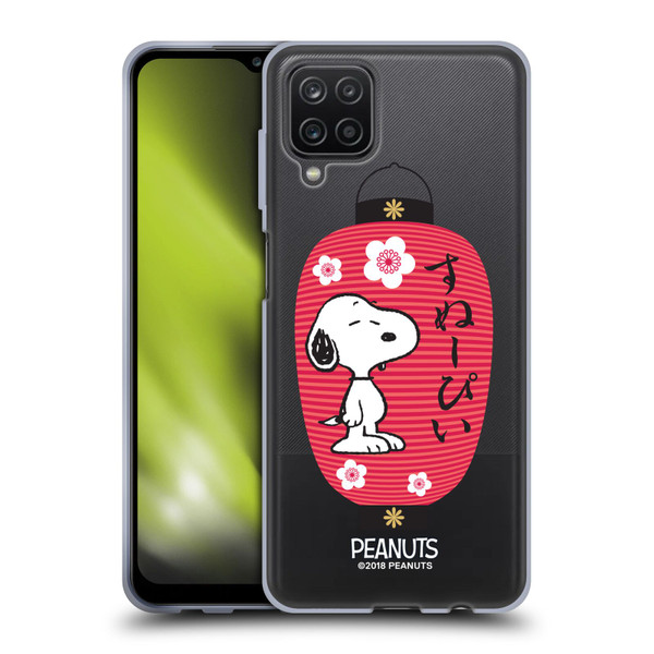 Peanuts Oriental Snoopy Lantern Soft Gel Case for Samsung Galaxy A12 (2020)