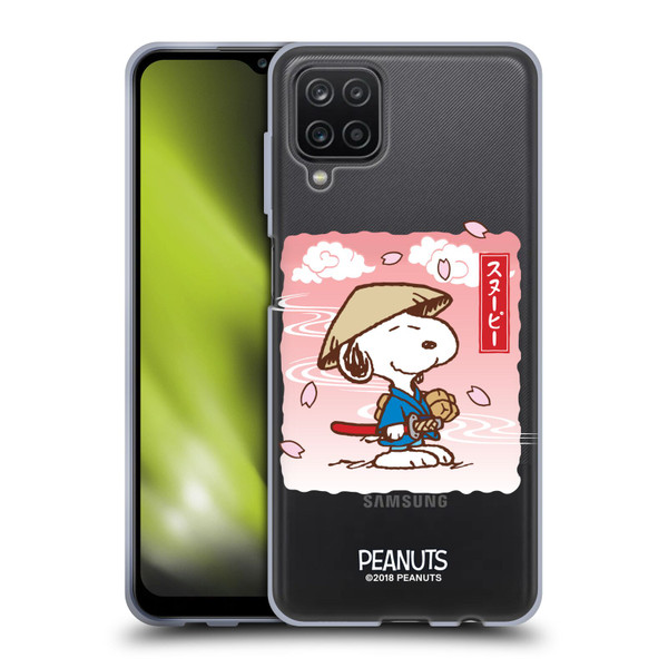 Peanuts Oriental Snoopy Samurai Soft Gel Case for Samsung Galaxy A12 (2020)