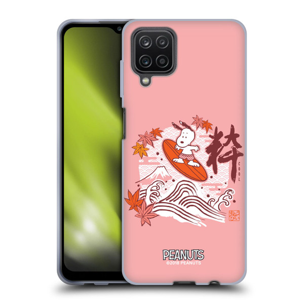 Peanuts Oriental Snoopy Surf Soft Gel Case for Samsung Galaxy A12 (2020)