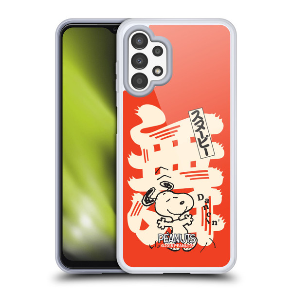 Peanuts Oriental Snoopy Dancing Soft Gel Case for Samsung Galaxy A13 (2022)