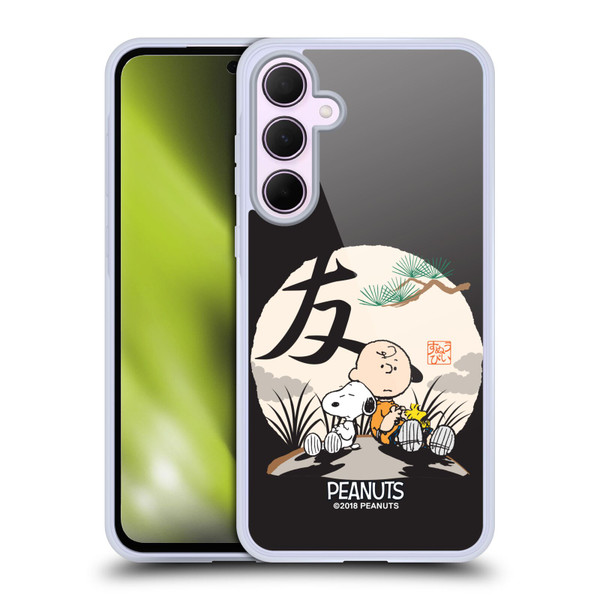 Peanuts Oriental Snoopy Charlie Brown Soft Gel Case for Samsung Galaxy A35 5G