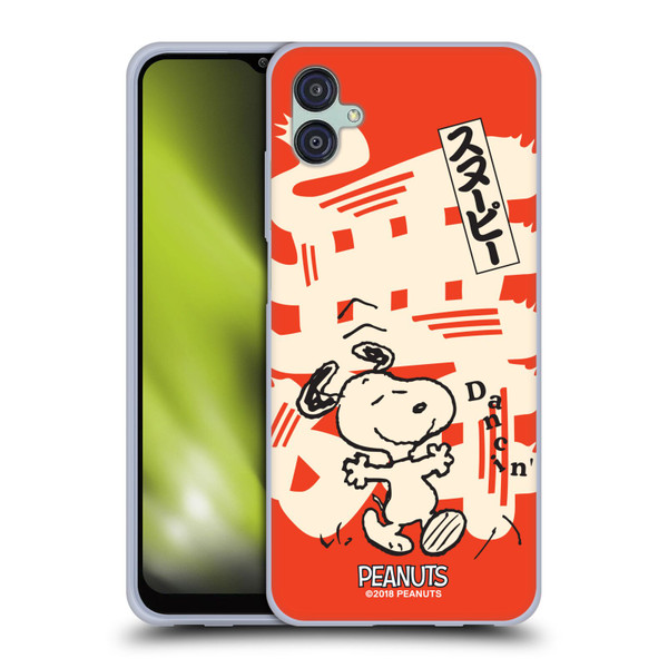 Peanuts Oriental Snoopy Dancing Soft Gel Case for Samsung Galaxy M04 5G / A04e