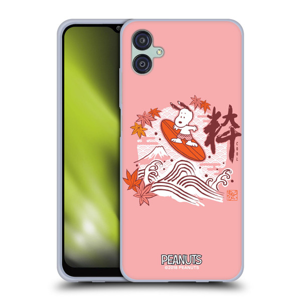 Peanuts Oriental Snoopy Surf Soft Gel Case for Samsung Galaxy M04 5G / A04e