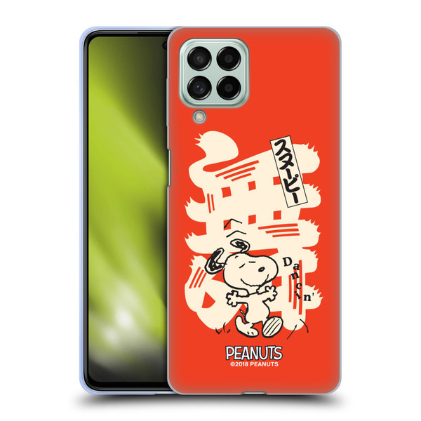 Peanuts Oriental Snoopy Dancing Soft Gel Case for Samsung Galaxy M53 (2022)