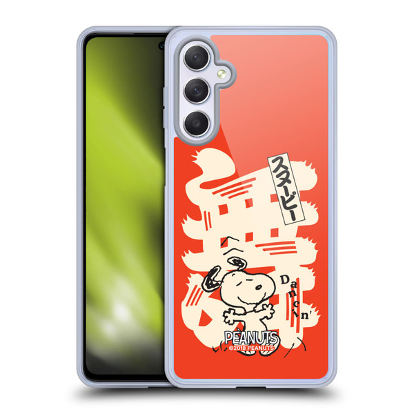 Peanuts Oriental Snoopy Dancing Soft Gel Case for Samsung Galaxy M54 5G