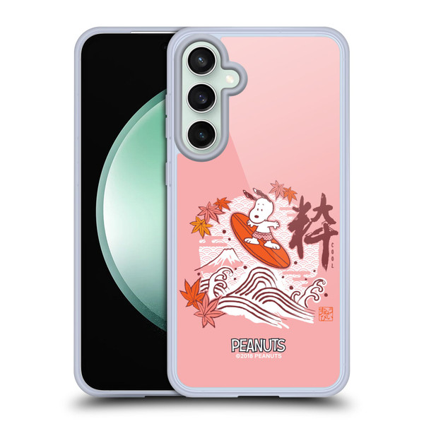 Peanuts Oriental Snoopy Surf Soft Gel Case for Samsung Galaxy S23 FE 5G & MagSafe