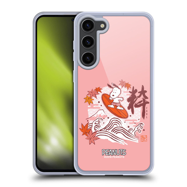 Peanuts Oriental Snoopy Surf Soft Gel Case for Samsung Galaxy S23+ 5G & MagSafe