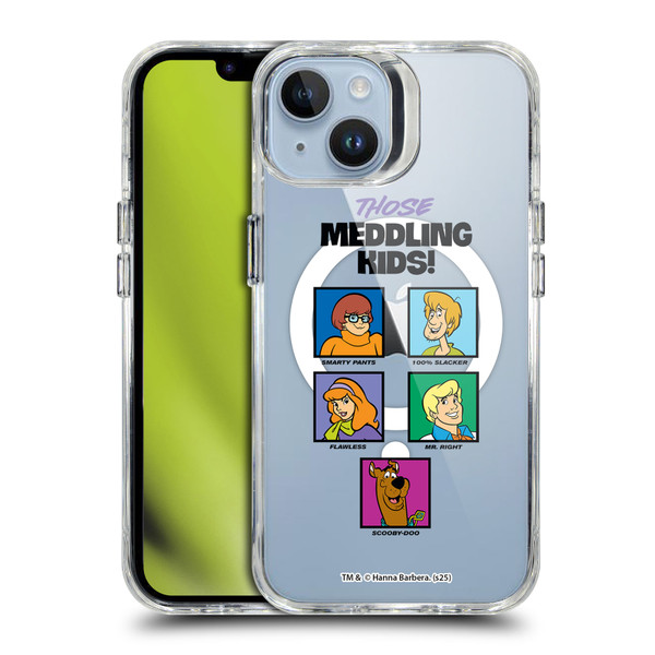 Scooby-Doo Character Art Meddling Kids SHOCKPROOF BUMPER CASE COMPATIBLE WITH Apple iPhone 14 & MAGSAFE