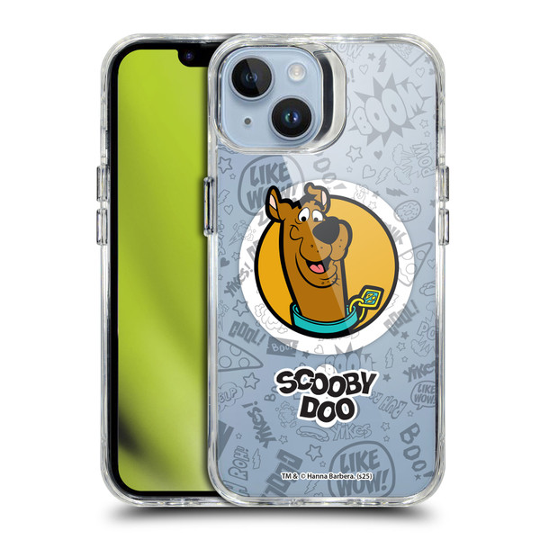 Scooby-Doo Character Art Pattern SHOCKPROOF BUMPER CASE COMPATIBLE WITH Apple iPhone 14 & MAGSAFE