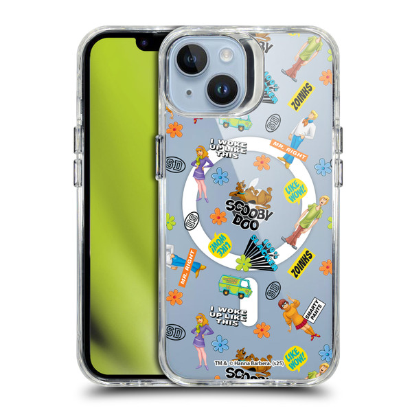 Scooby-Doo Character Art Velma, Shaggy, Fred, Daphne SHOCKPROOF BUMPER CASE COMPATIBLE WITH Apple iPhone 14 & MAGSAFE