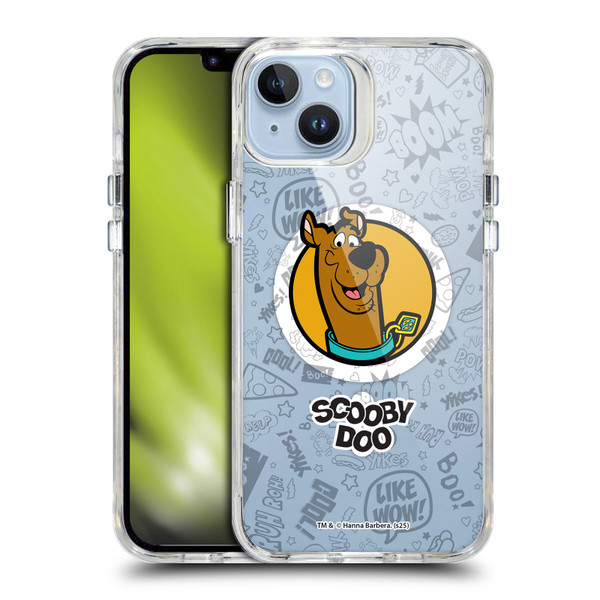 Scooby-Doo Character Art Pattern SHOCKPROOF BUMPER CASE COMPATIBLE WITH Apple iPhone 14 Plus & MAGSAFE