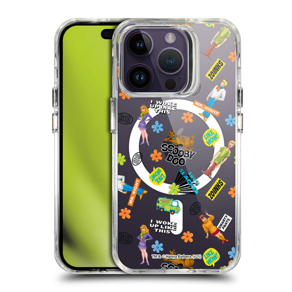 Scooby-Doo Character Art Velma, Shaggy, Fred, Daphne SHOCKPROOF BUMPER CASE COMPATIBLE WITH Apple iPhone 14 Pro & MAGSAFE