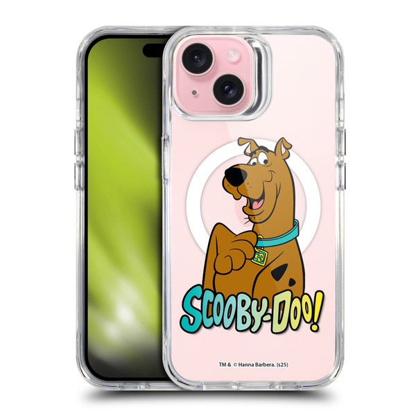 Scooby-Doo Character Art Pose SHOCKPROOF BUMPER CASE COMPATIBLE WITH Apple iPhone 15 & MAGSAFE