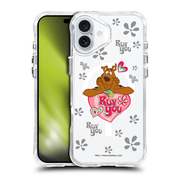 Scooby-Doo Character Art Ruv You SHOCKPROOF BUMPER CASE COMPATIBLE WITH Apple iPhone 16 Plus & MAGSAFE