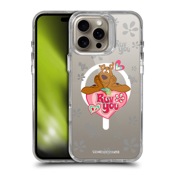Scooby-Doo Character Art Ruv You SHOCKPROOF BUMPER CASE COMPATIBLE WITH Apple iPhone 16 Pro Max & MAGSAFE