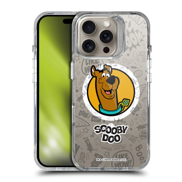 Scooby-Doo Character Art Pattern SHOCKPROOF BUMPER CASE COMPATIBLE WITH Apple iPhone 16 Pro & MAGSAFE