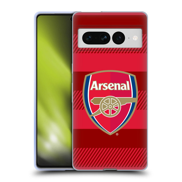 Arsenal FC Crest 2 Training Red Soft Gel Case for Google Pixel 7 Pro