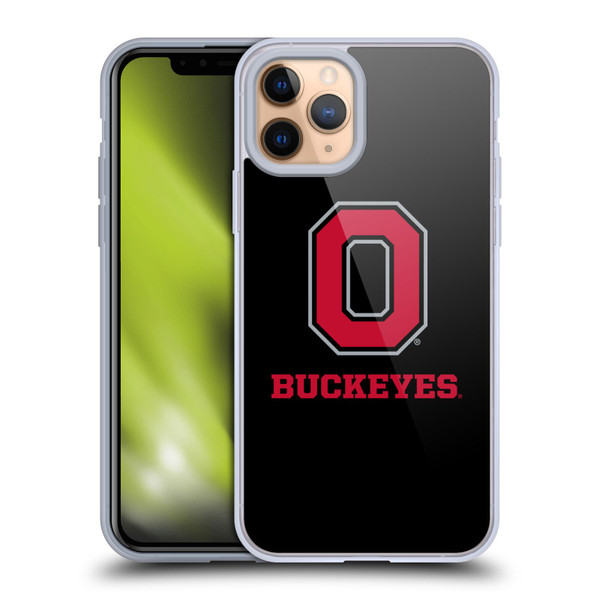Ohio State University Logo Black Soft Gel Case for Apple iPhone 11 Pro & MagSafe