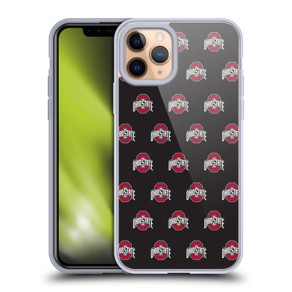 Ohio State University Logo Pattern Soft Gel Case for Apple iPhone 11 Pro & MagSafe