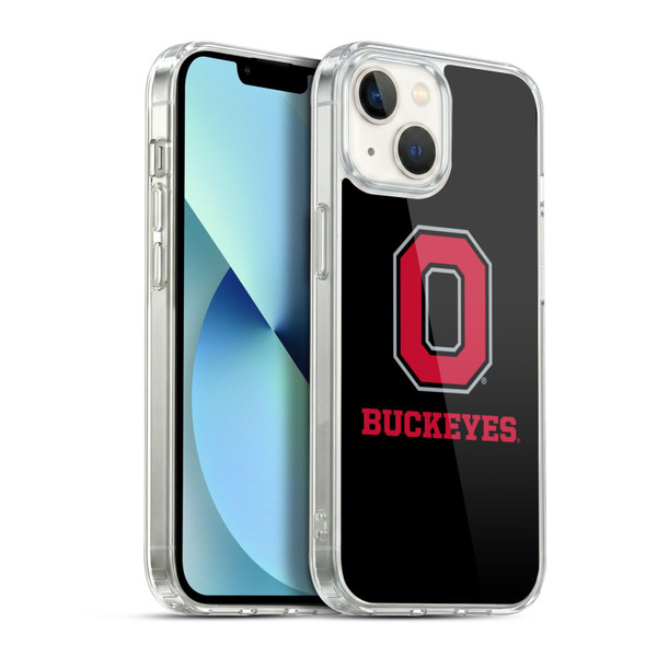 Ohio State University Logo Black Soft Gel Case for Apple iPhone 13