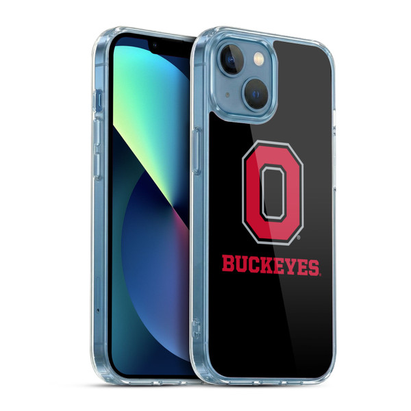 Ohio State University Logo Black Soft Gel Case for Apple iPhone 13 Mini & MagSafe