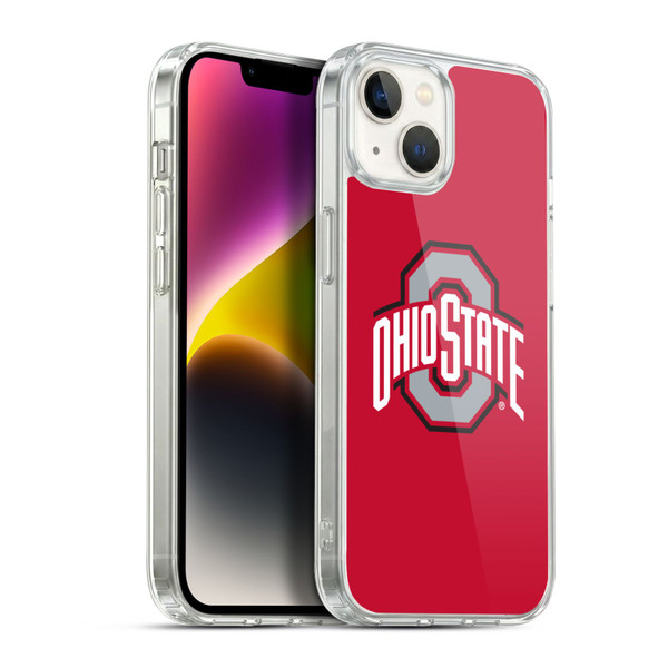 Ohio State University Logo Plain Soft Gel Case for Apple iPhone 14 Plus & MagSafe