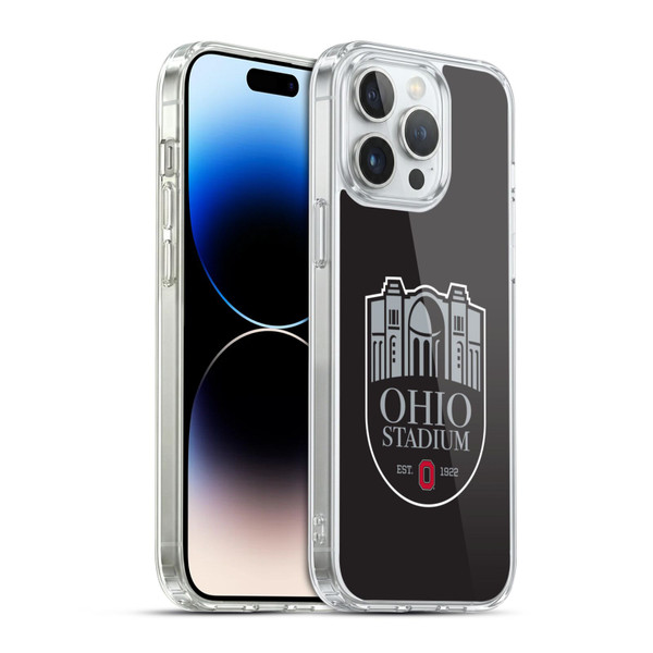 Ohio State University Logo Stadium Soft Gel Case for Apple iPhone 14 Pro Max & MagSafe