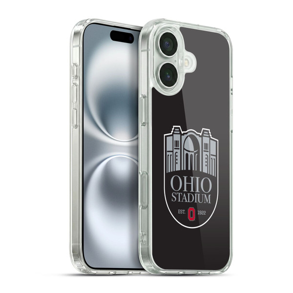 Ohio State University Logo Stadium Soft Gel Case for Apple iPhone 16 Plus & MagSafe
