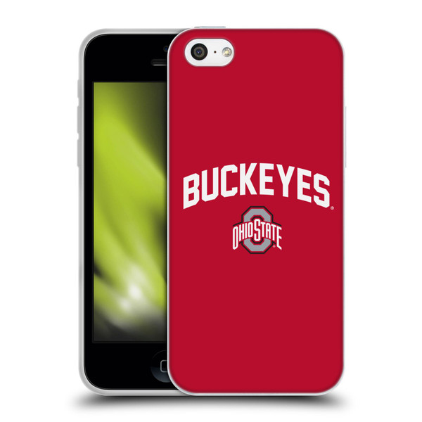 Ohio State University Logo Buckeyes Soft Gel Case for Apple iPhone 5c