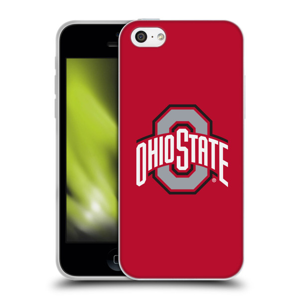 Ohio State University Logo Plain Soft Gel Case for Apple iPhone 5c