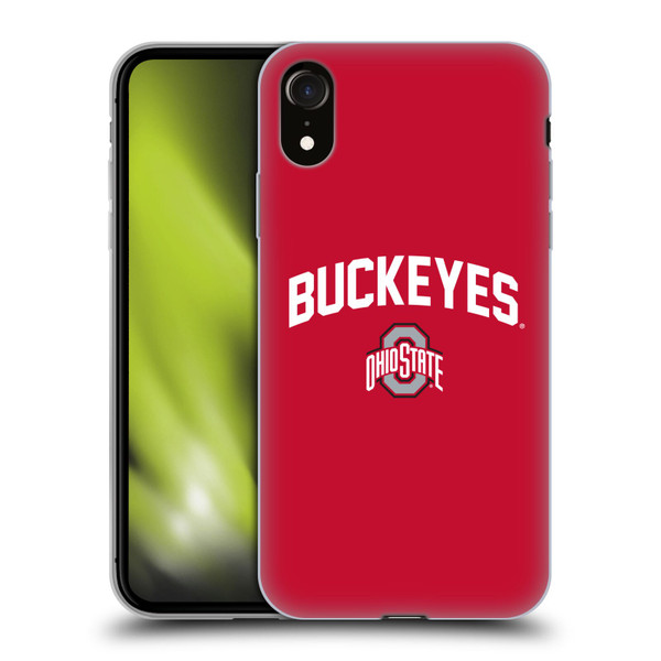 Ohio State University Logo Buckeyes Soft Gel Case for Apple iPhone XR