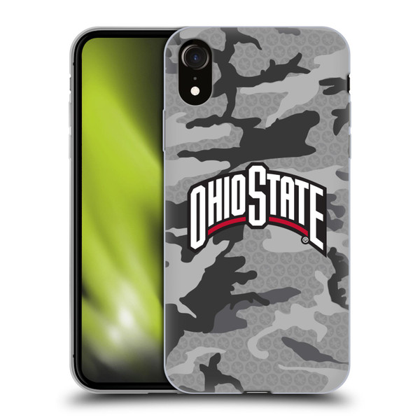 Ohio State University Logo Light Camou Soft Gel Case for Apple iPhone XR