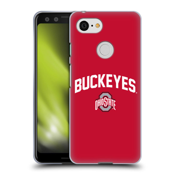 Ohio State University Logo Buckeyes Soft Gel Case for Google Pixel 3