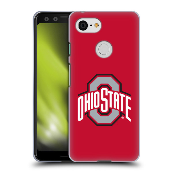 Ohio State University Logo Plain Soft Gel Case for Google Pixel 3