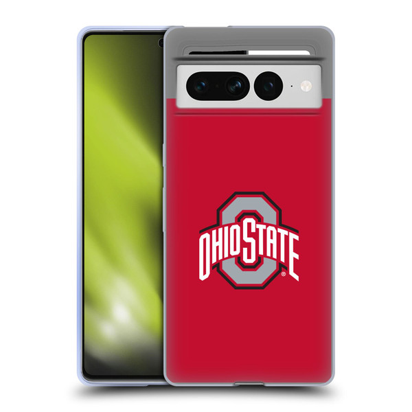 Ohio State University Logo Plain Soft Gel Case for Google Pixel 7 Pro