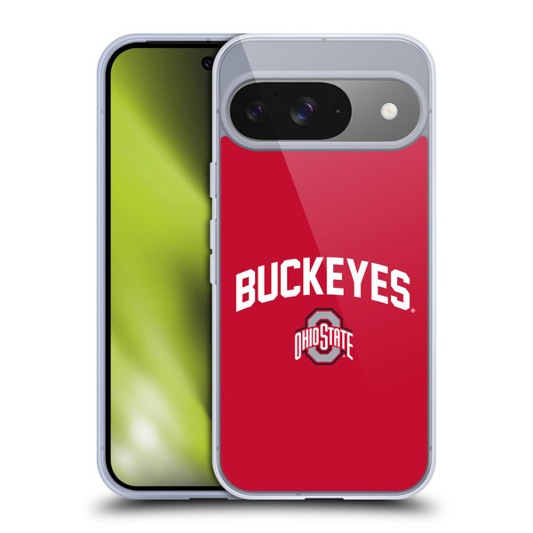 Ohio State University Logo Buckeyes Soft Gel Case for Google Pixel 9 / Pixel 9 Pro