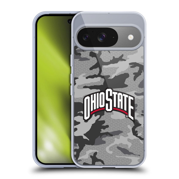 Ohio State University Logo Light Camou Soft Gel Case for Google Pixel 9 / Pixel 9 Pro