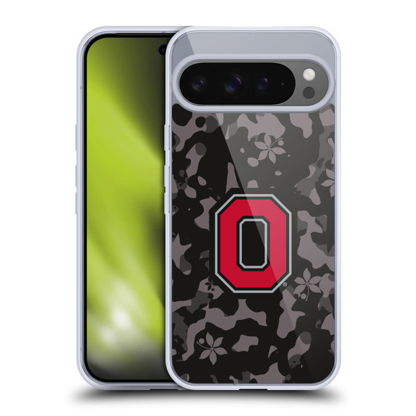 Ohio State University Logo Dark Camou Soft Gel Case for Google Pixel 9 Pro XL
